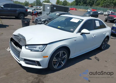 2017 Audi A4 2.0T Premium из США, поврежденный, VIN WAUENAF46HN055801